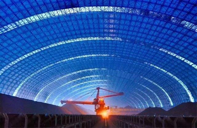 金坛亿优钢构工程师为您解析原料场封闭技术的特点和类型